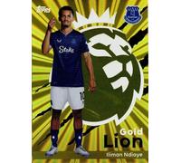 Premier League 2026 Iliman Ndiaye Gold Lion Trading Card
