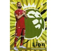 Premier League 2026 Mohamed Salah Gold Lion Trading Card