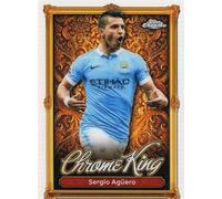 Premier League 2026 Sergio Aguero Chrome Kings Trading Card