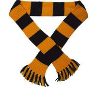Premier League Striped Football Scarf Kit - Knitting Pattern & Wool (Hull City - Gold/Black)