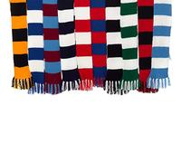 Premier League Striped Football Scarf Kit - Knitting Pattern & Wool (Leeds - Blue/Yellow)