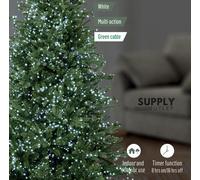1500 LED (37.5m) Premier TreeBrights Christmas Tree Lights & TIMER in Cool White