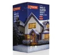 Premier LED Cluster Brights Christmas Lights Multi Action Timer Outdoor Tree 3D