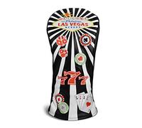 PREMIER LICENSING PRG ORIGINALS DRIVER GOLF HEADCOVER. LAS VEGAS BLACK DESIGN.