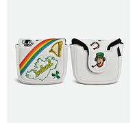 PREMIER LICENSING PRG ORIGINALS SPIDER MALLET STYLE GOLF PUTTER HEADCOVER. LUCKY CHARM IRISH LEPRECHAUN DESIGN.