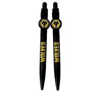 Premier Life Store Wolves Pen Set 2 pack Football Club School Kids Gift Official Licensed