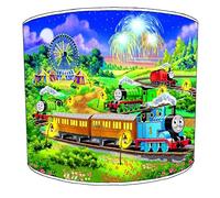 Premier Lighting Ltd 8 Inch (20cm) Thomas Tank Engine Childrens Lampshade2 For A Ceiling Light Pendant In 3 Sizes - Free Personalisation, Multicolor