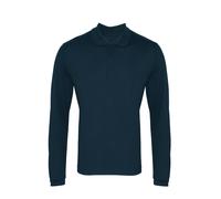 Premier Long sleeve Coolchecker® piqué polo - Mens, Oeko-Tex, 3-button placket