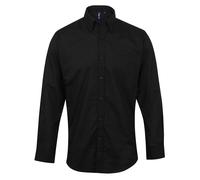Premier Long Sleeve Men's Signature Oxford Shirt Easycare Formal Smart Work Wear