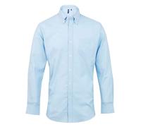 Long Sleeve Oxford Shirt Easy Care Wrinkle Resistant Sami Fitted by Premier