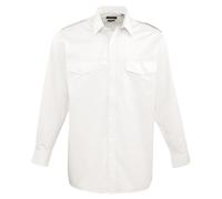 Premier Long sleeve pilot shirt - Stiffened collar