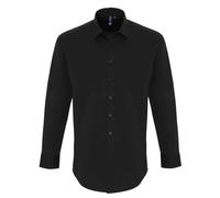 Premier Long Sleeve Stretch Fit Poplin Shirt Sizes: XS - 5XL