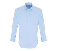 Premier Long Sleeve Stretch Fit Poplin Shirt Sizes: XS - 5XL