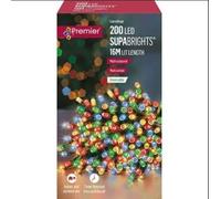 Premier LV162170M 200 LED Supabrights with Timer in Rainbow