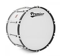 Premier Marching Parade 26" x 14" Bass Drum White