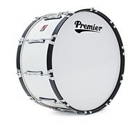 Premier Marching Traditional 26” x 12” Bass Drum Ivory White