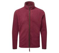 Premier Mens Artisan Fleece Jacket (Burgundy/Brown) - Size 2XL