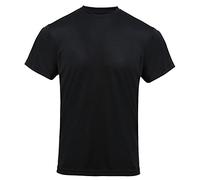 Premier Mens Chefs Coolchecker Short Sleeve T-Shirt (XS) (Black)