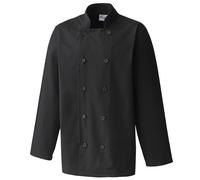 Premier Men's Chefs Jacket in Black | Size: 3XL Premier Black 3XL
