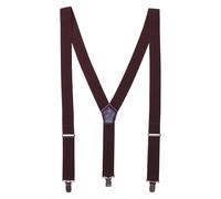 Premier Men's Clip-On Trouser Braces in Brown Premier Brown One Size