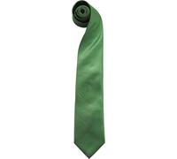 Premier Men's “Colours" Plain Fashion Business Tie in Emerald Premier Emerald One Size