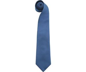 Premier Men's “Colours" Plain Fashion Business Tie in Royal Premier Royal One Size