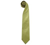 (One Size, Grass) Premier Mens “Colours” Plain Fashion / Business Tie