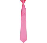 Premier Men's Colours Satin Clip Tie in Fuchsia Premier Fuchsia One Size