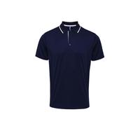 Premier Men's Contrast Coolchecker Polo (PR618) - Adults Casual Short Sleeve Tee