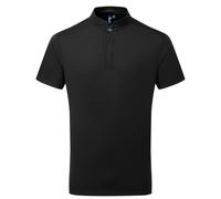 Premier Men's Coolchecker Chef Shirt in Black | Size: Large Premier Black L
