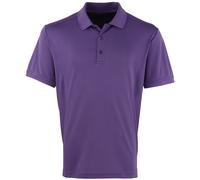 Premier Mens Coolchecker Pique Short Sleeve Polo T-Shirt 16 RW4401