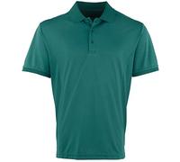 Premier Mens Coolchecker Pique Short-Sleeved Polo Shirt (M) (Bottle)