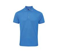 Premier Mens Coolchecker Plus Piqu Polo Shirt (Sapphire Blue) - Size 2XL
