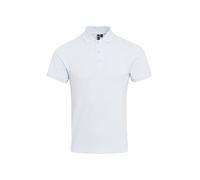 Premier Men's Coolchecker Plus Pique Polo With CoolPlus in White | Size: 4XL Premier White 4XL