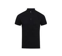 Premier Mens Coolchecker Plus Pique Polo With CoolPlus (L) (Black)