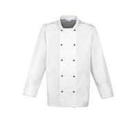 Premier Men's Cuisine Chef Jacket in White | Size: 4XL Premier White 4XL