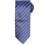 Premier Men's Double Stripe Pattern Formal Business Tie in Navy Premier Navy One Size