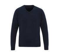 (2XL, Navy) Premier Mens Essential Acrylic V-Neck Sweater