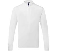 Premier Men's Essential Coolchecker Long-Sleeved Chef Shirt in White | Size: 4XL Premier White 4XL