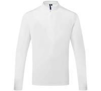 Premier Men's Essential Coolchecker Long-Sleeved Chef Shirt in White | Size: Medium Premier White M