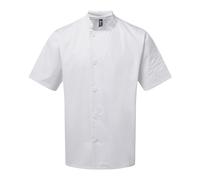 Premier Men's Essential Short Sleeve Chefs Jacket in White | Size: 4XL Premier White 4XL