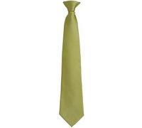 Premier Men's Fashion "Colours" Work Clip On Tie in Light Green Premier Light Green One Size
