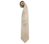 Premier Men's Fashion "Colours" Work Clip On Tie Pack of 2 in Khaki Premier Khaki One Size