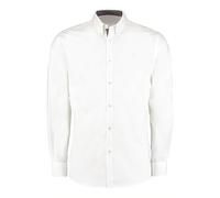 Premier Men's Full Sleeve Slim Fit Cuffs Contrast Premium Oxford Shirt (as8, Alpha, m, Regular, Regular, White (Pack of 1))