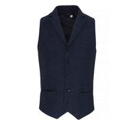 Premier Men's Herringbone Waistcoat in Navy | Size: XS Premier Navy XS