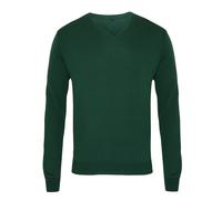 Premier Mens Knitted Cotton Acrylic V Neck Sweatshirt PC6849