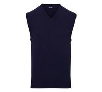 Premier Men's Knitted Sleeveless Sweater Vest in Navy | Size: Large Premier Navy L