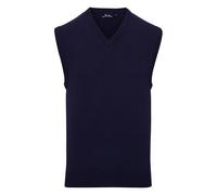 Premier Men's Knitted Sleeveless Sweater Vest in Navy | Size: XL Premier Navy XL