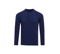 Premier Men's Long John Roll Sleeve T-Shirt in Indigo | Size: 2XL Premier Indigo 2XL