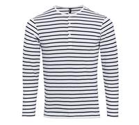 Premier Men's Long John Roll Sleeve Tee in Off-White | Size: 2XL Premier Off-White 2XL